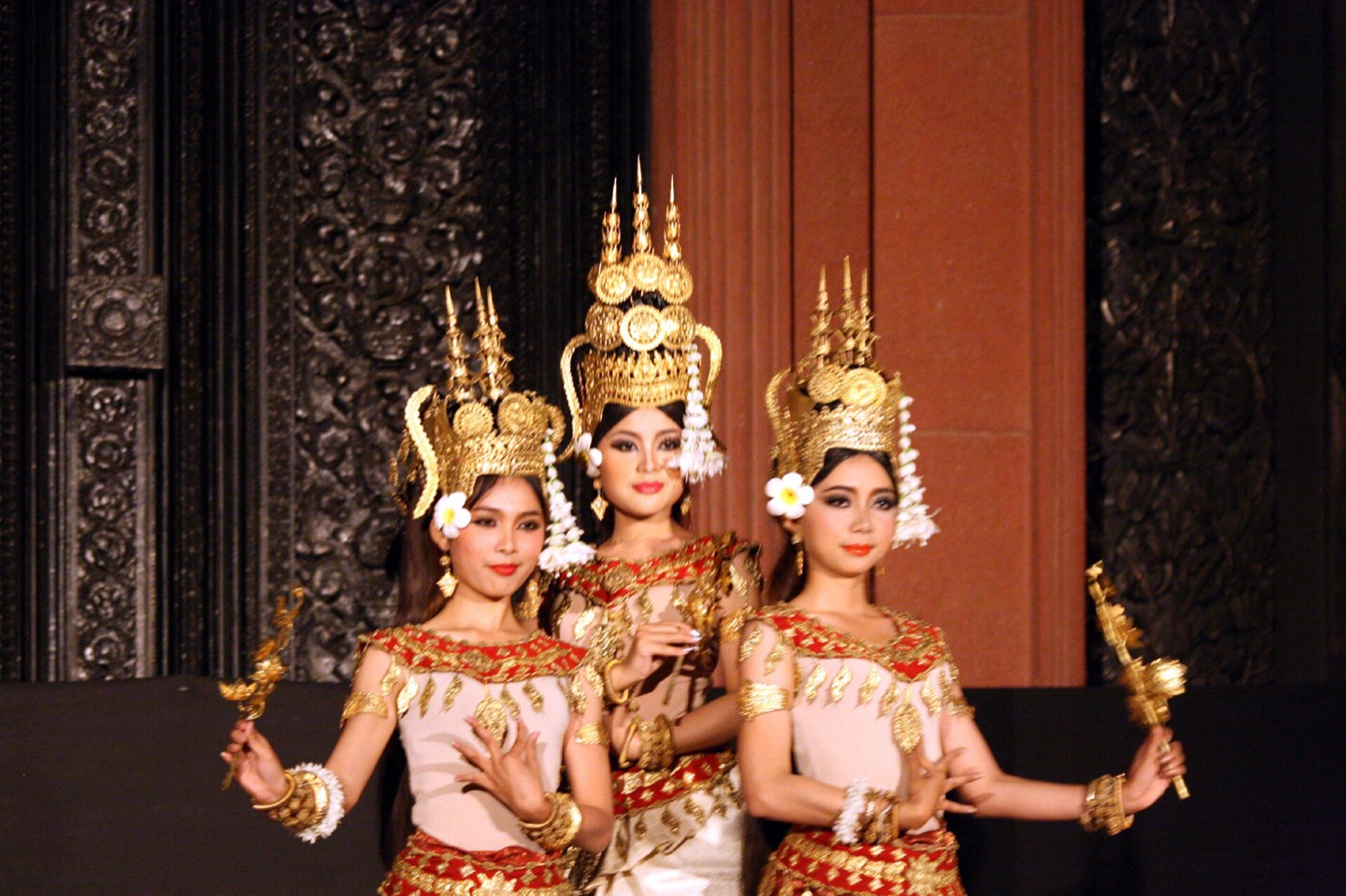 Khmer dancers performing in Phnom Penh, Cambodia