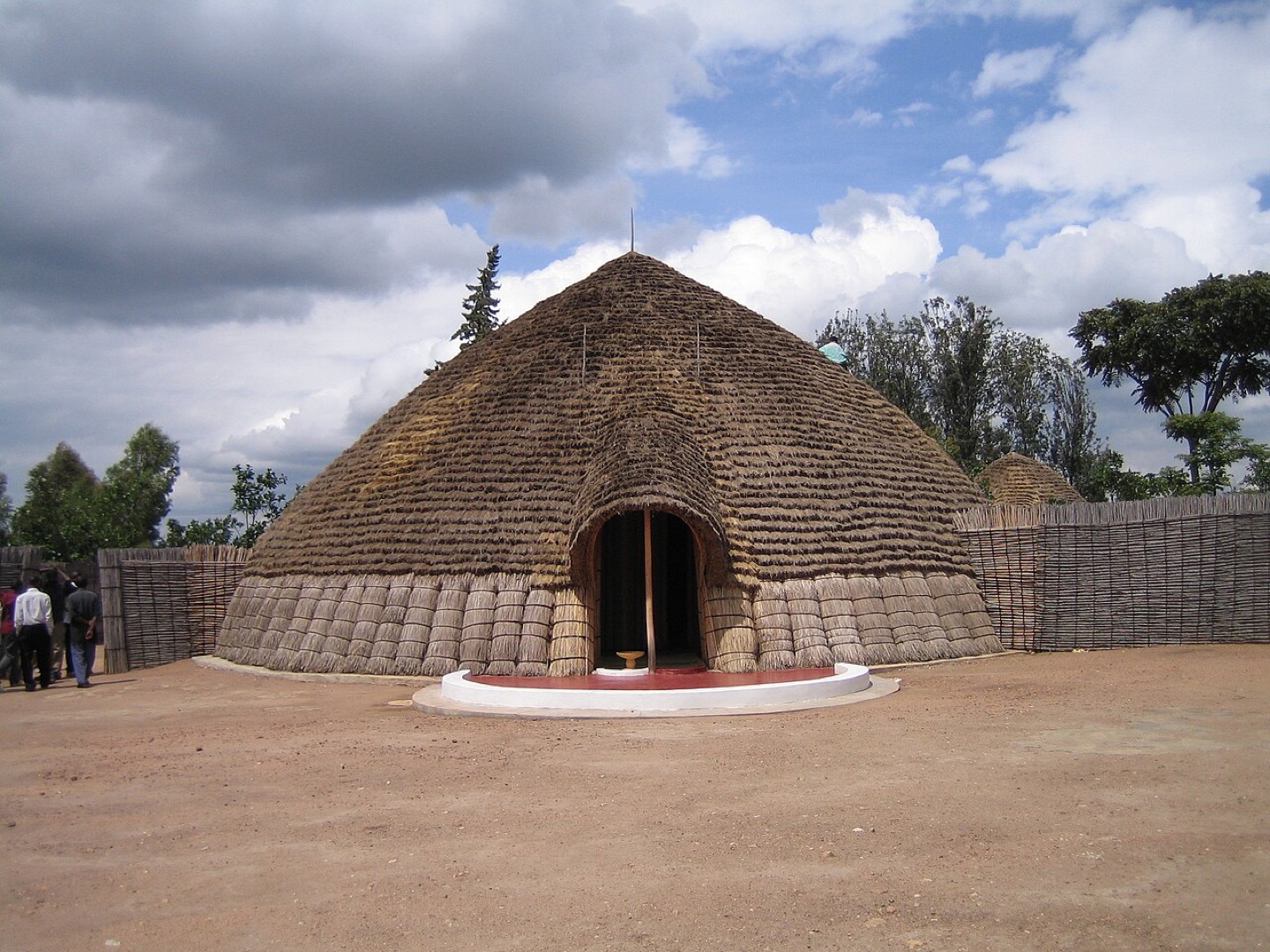 The reconstructed King’s Palace at Nyanza, Rwanda