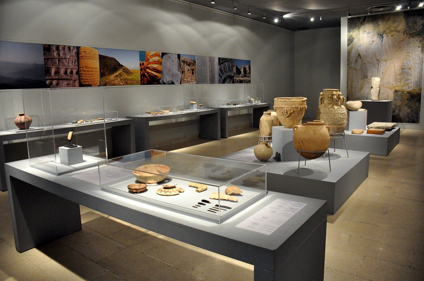 A gallery in the Sulaymaniyah Museum in Iraqi Kurdistan