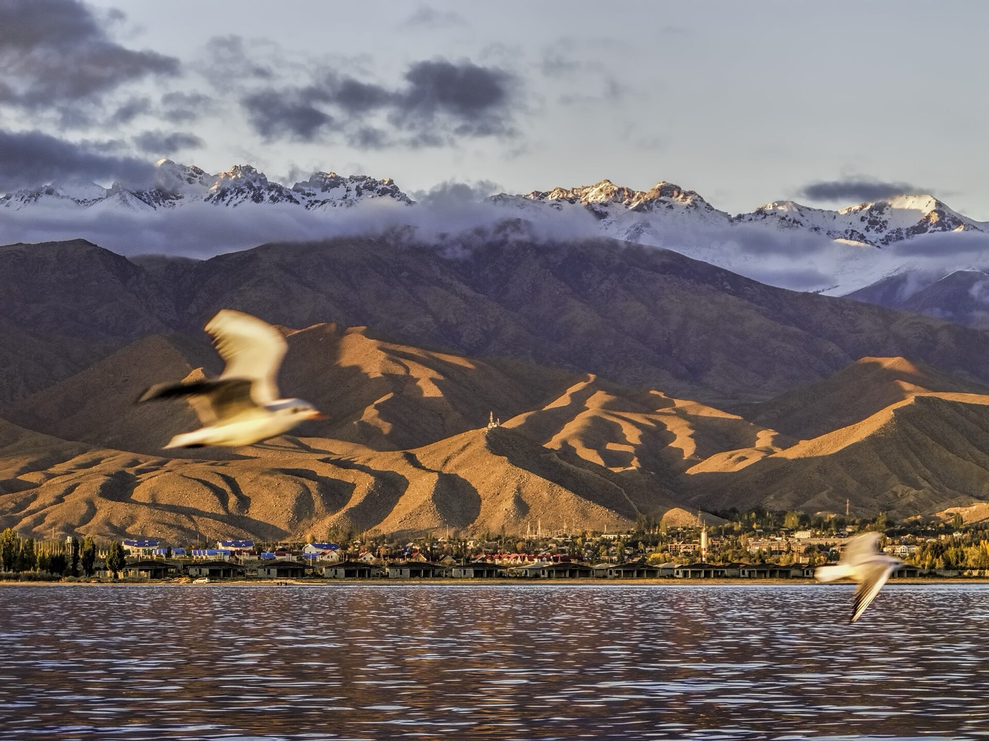 Lake Issyk-Kul in Kyrgyzstan