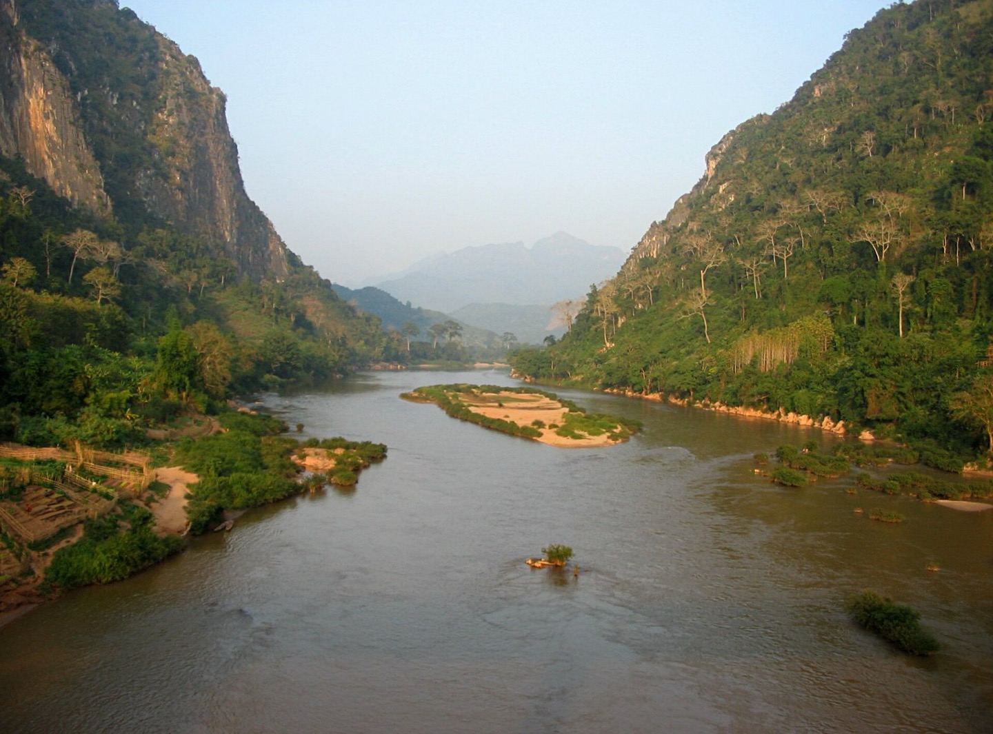 The Nam Ou River in Laos
