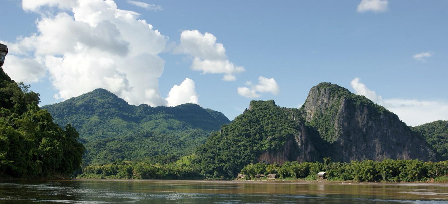 The Mekong River at Luang Prabang, Laos