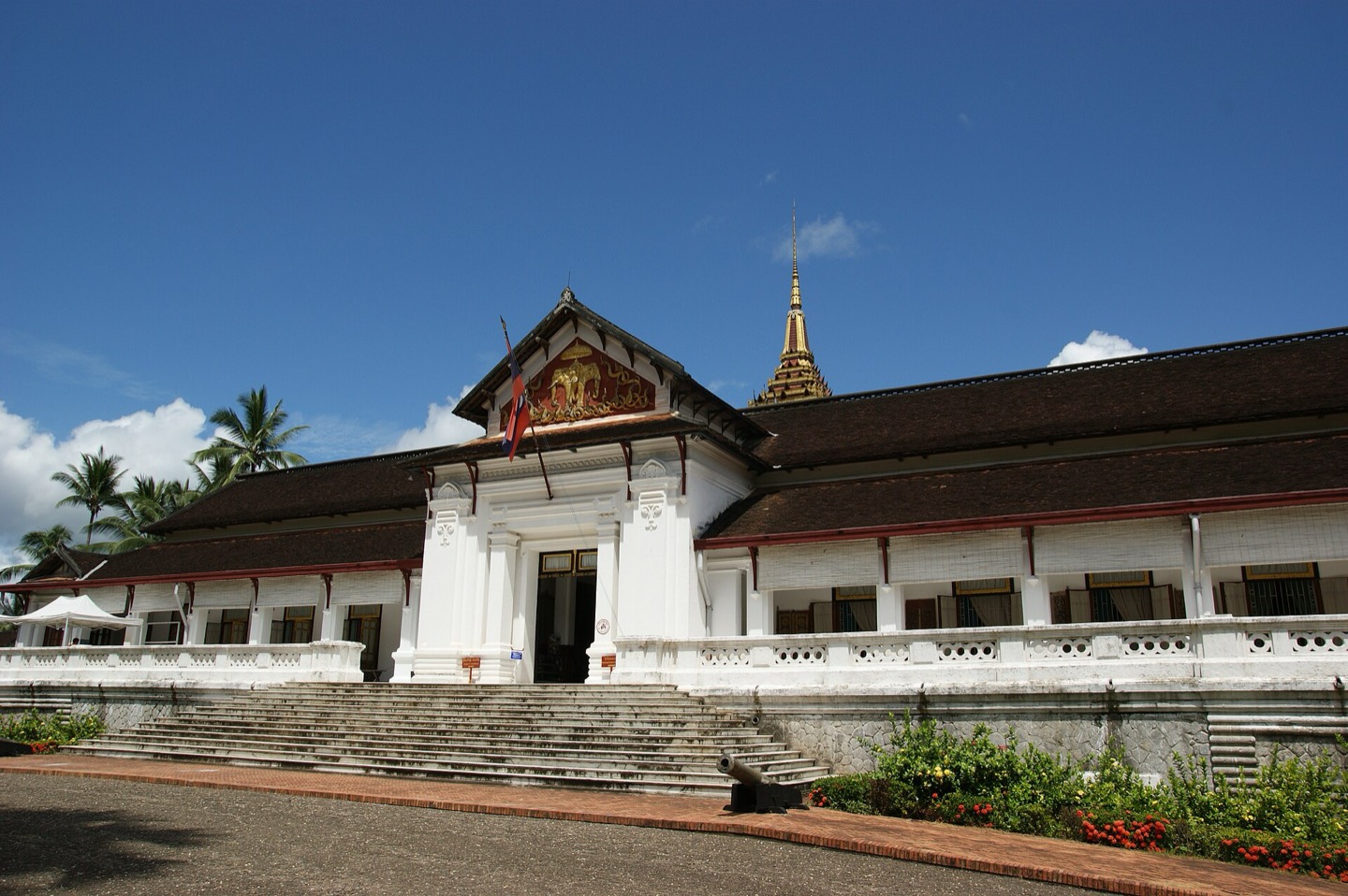 The former royal palace in Luang Prabang, Laos