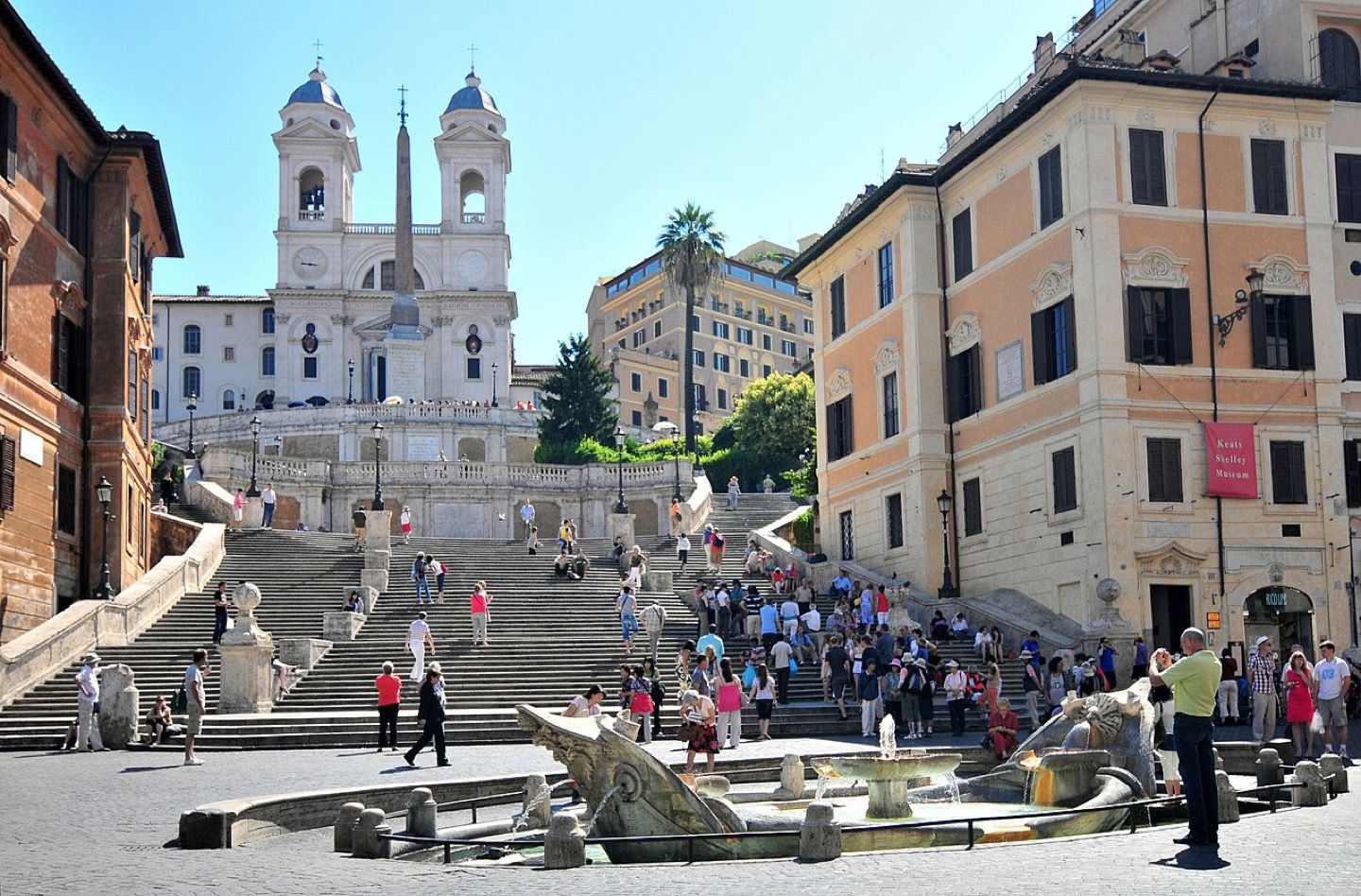 The Spanish Steps in Rome