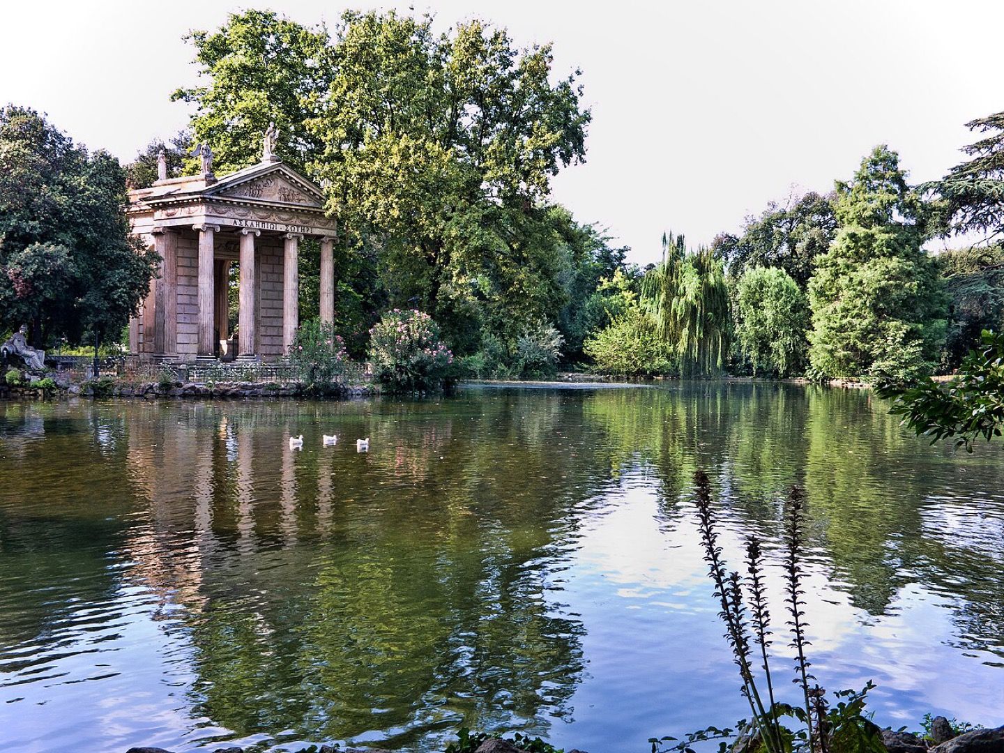 The Temple of Aesculapius in Villa Borghese, Rome