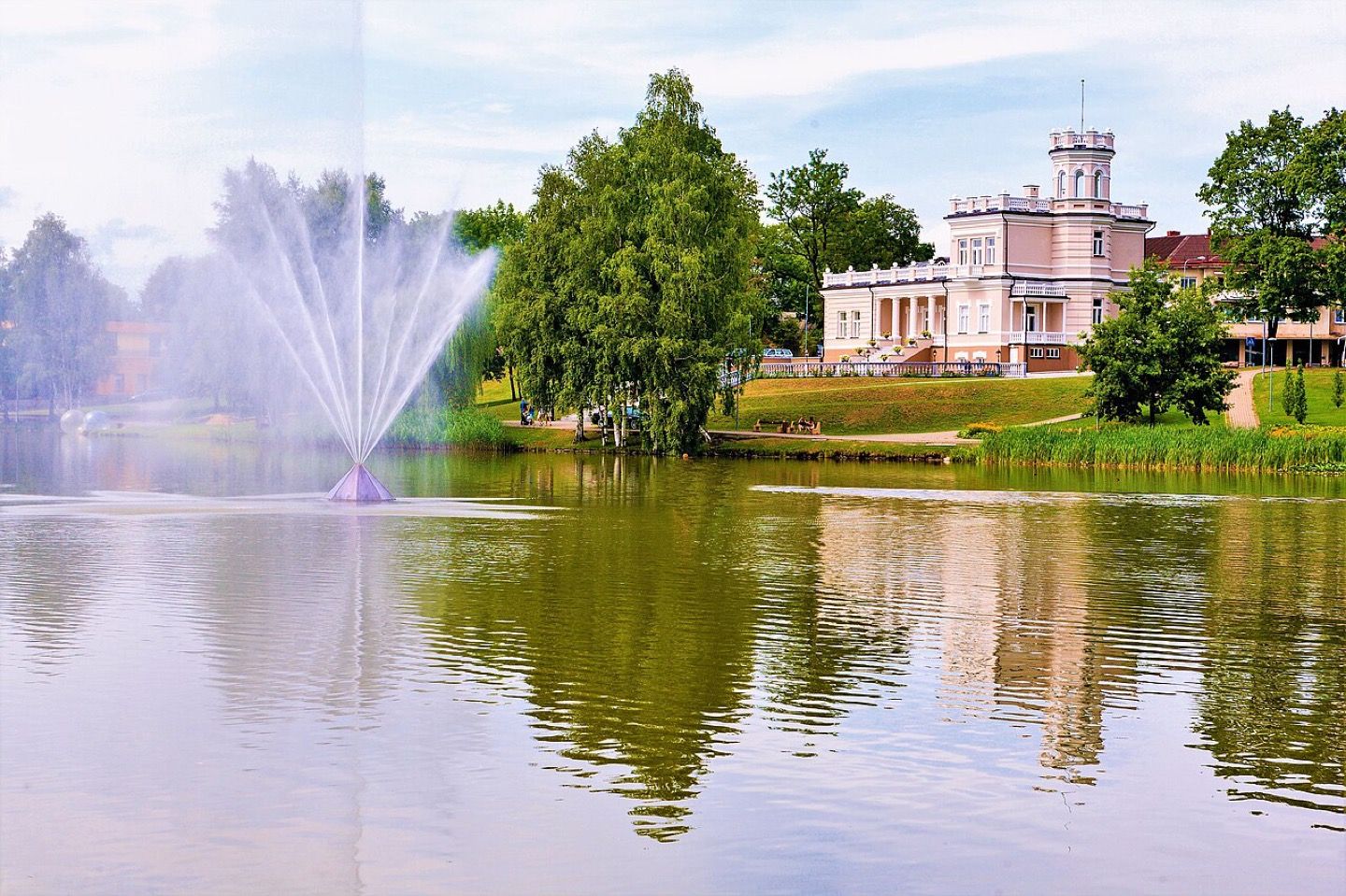 A fountain in Druskininkai
