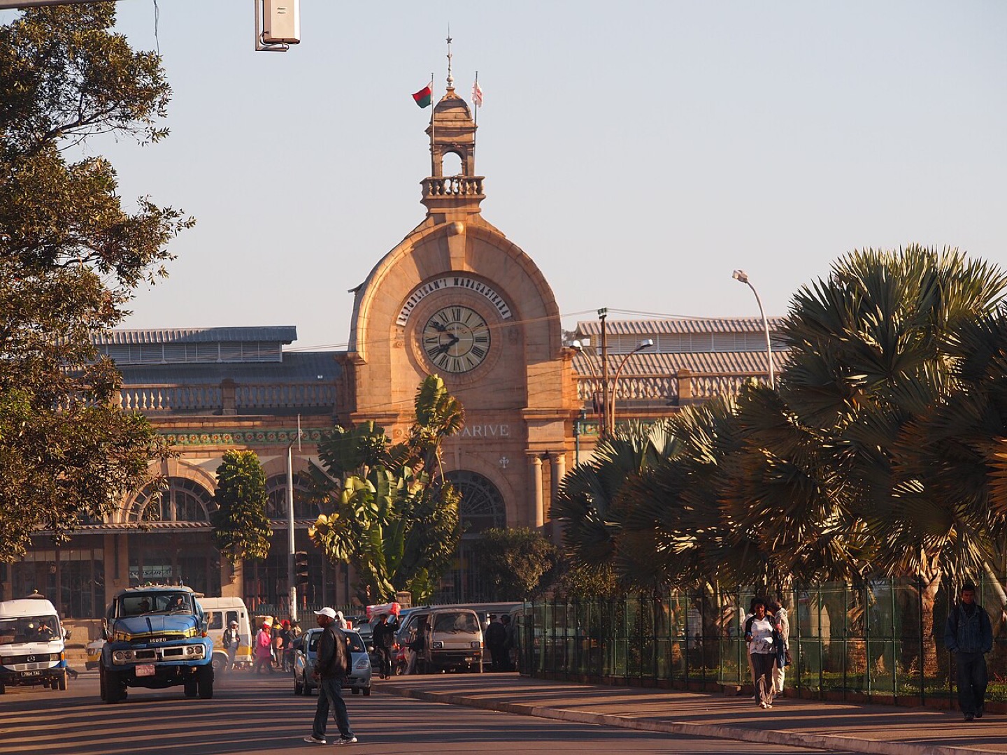 Soarano railway station in Antananarivo, Madagascar