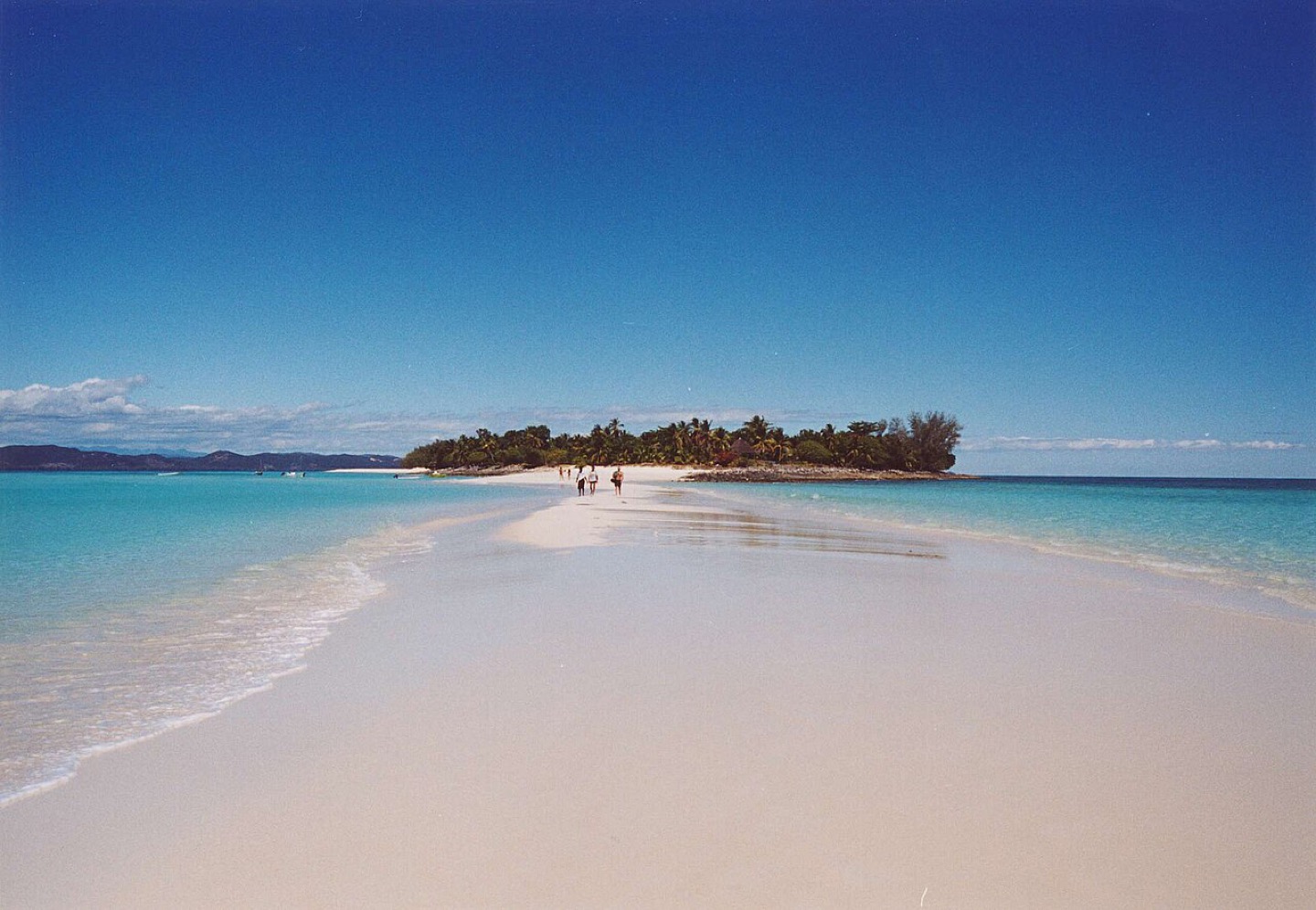The beach at Nosy Iranja, Madagascar