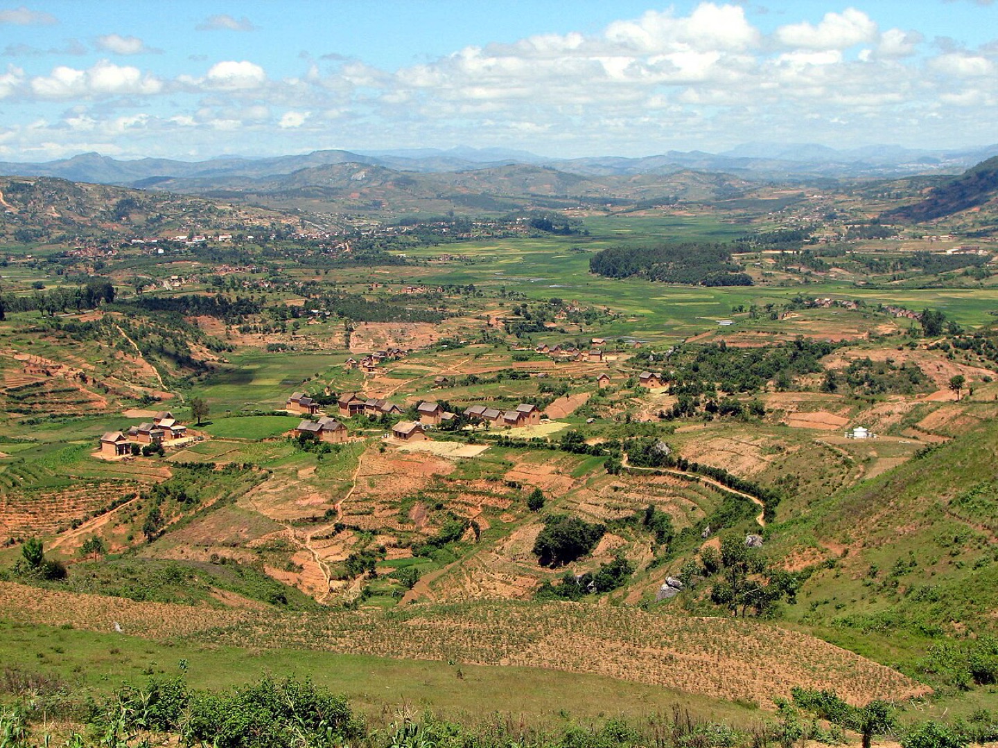 The countryside near Fianarantsoa, Madagascar