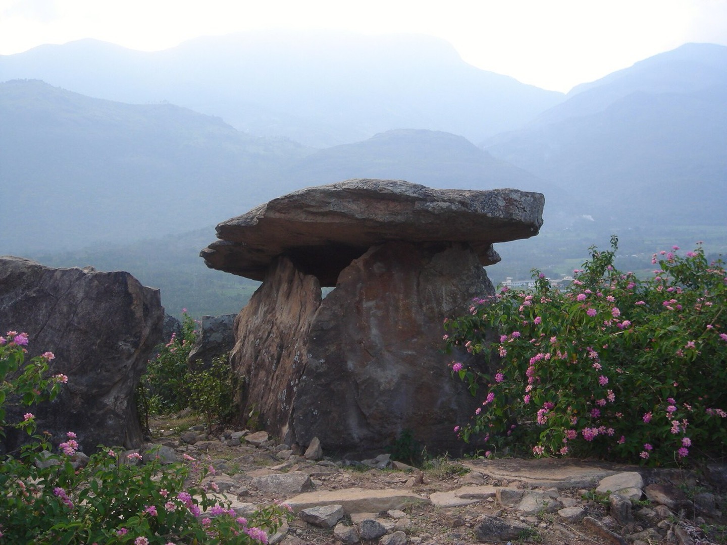 Ancient dolmens at Marayoor in Kerala, India