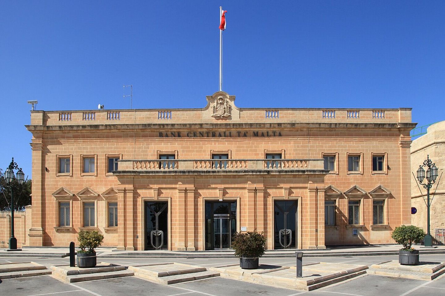 The Central Bank of Malta in Valletta