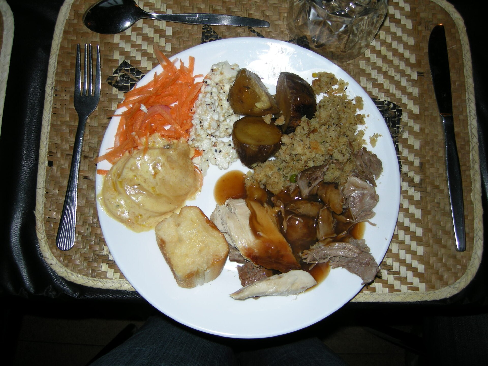 A hāngī dinner served at Mitai Māori Village in Rotorua, New Zealand