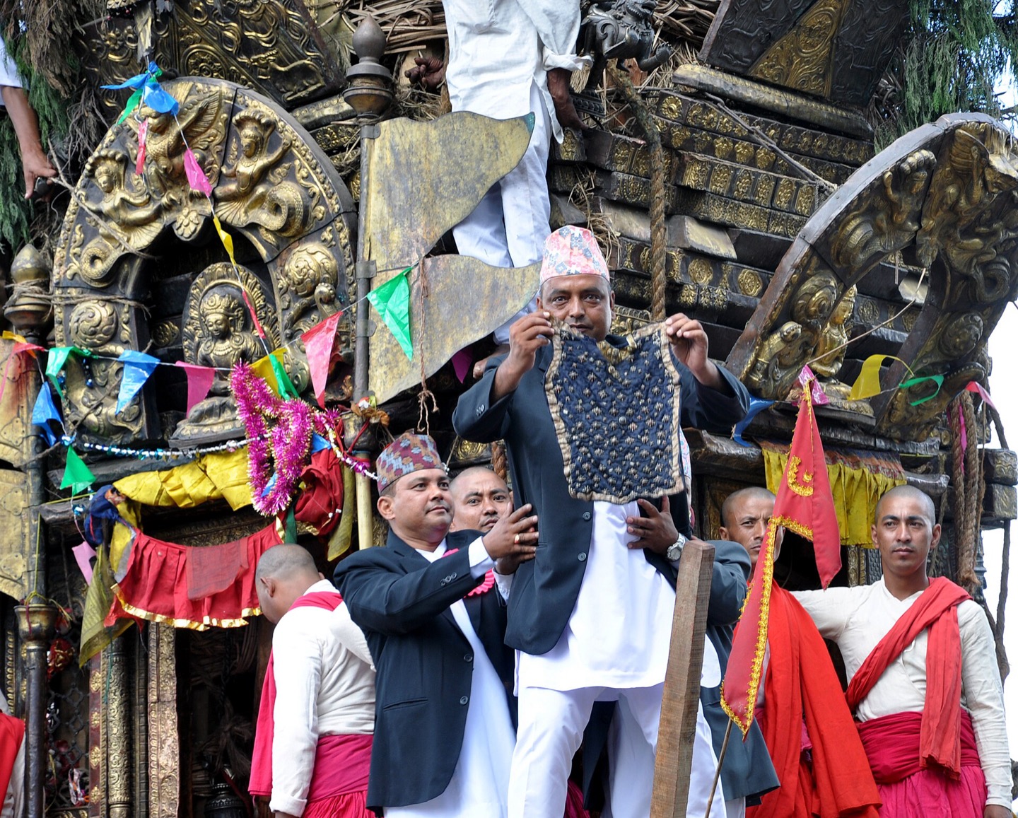 The Bhoto Jatra festival in Nepal