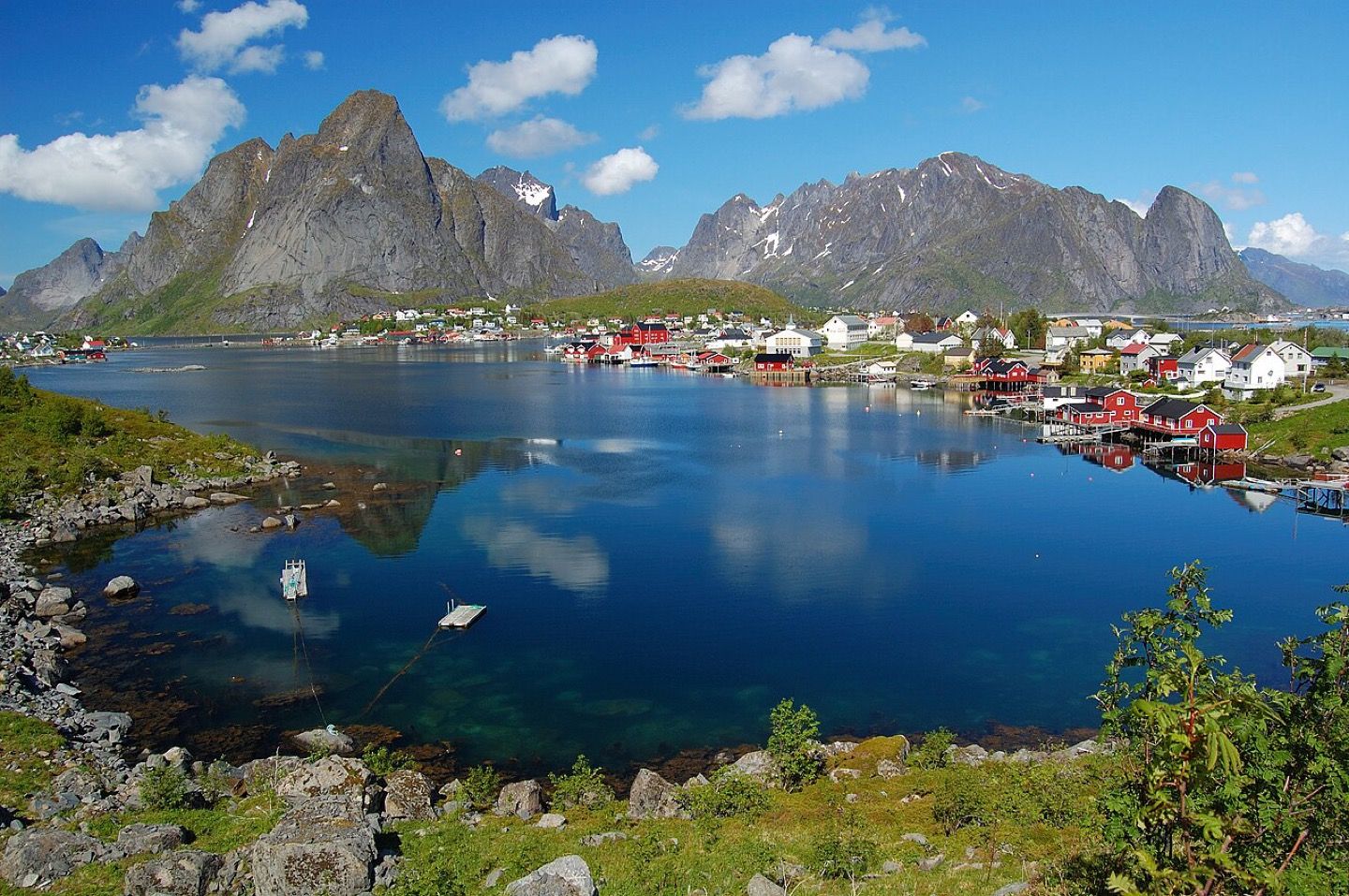 The fishing village of Reine in Lofoten