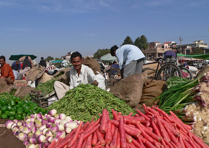 Produce at Apni Mandi in Chandigarh