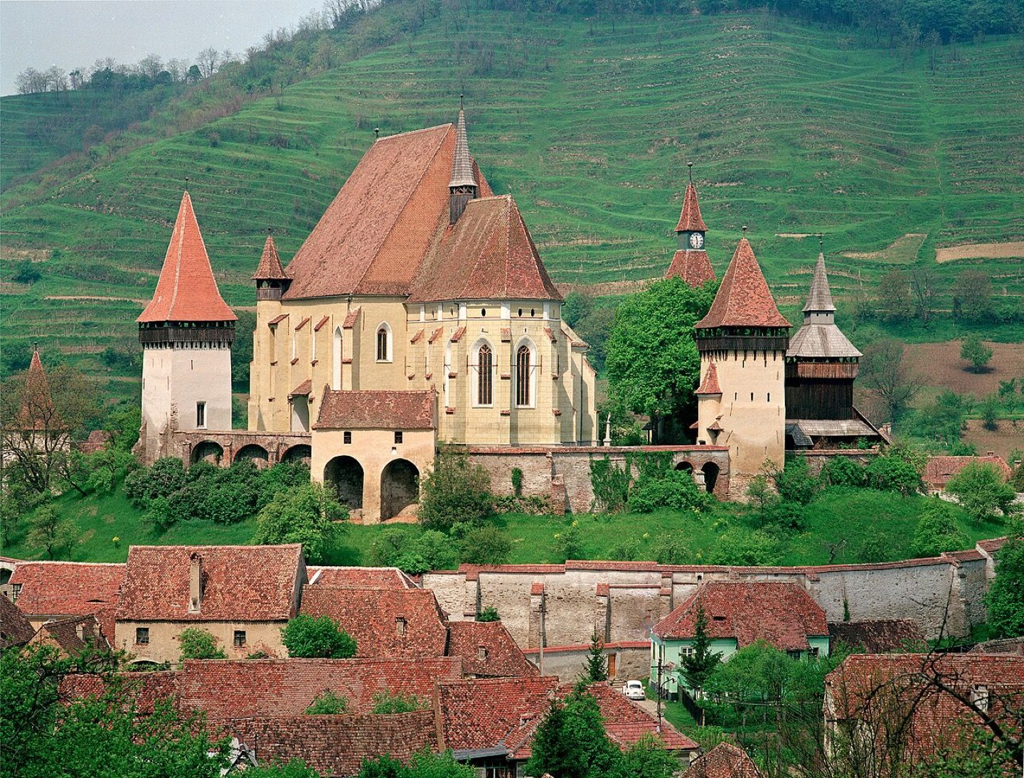 The fortified church at Biertan