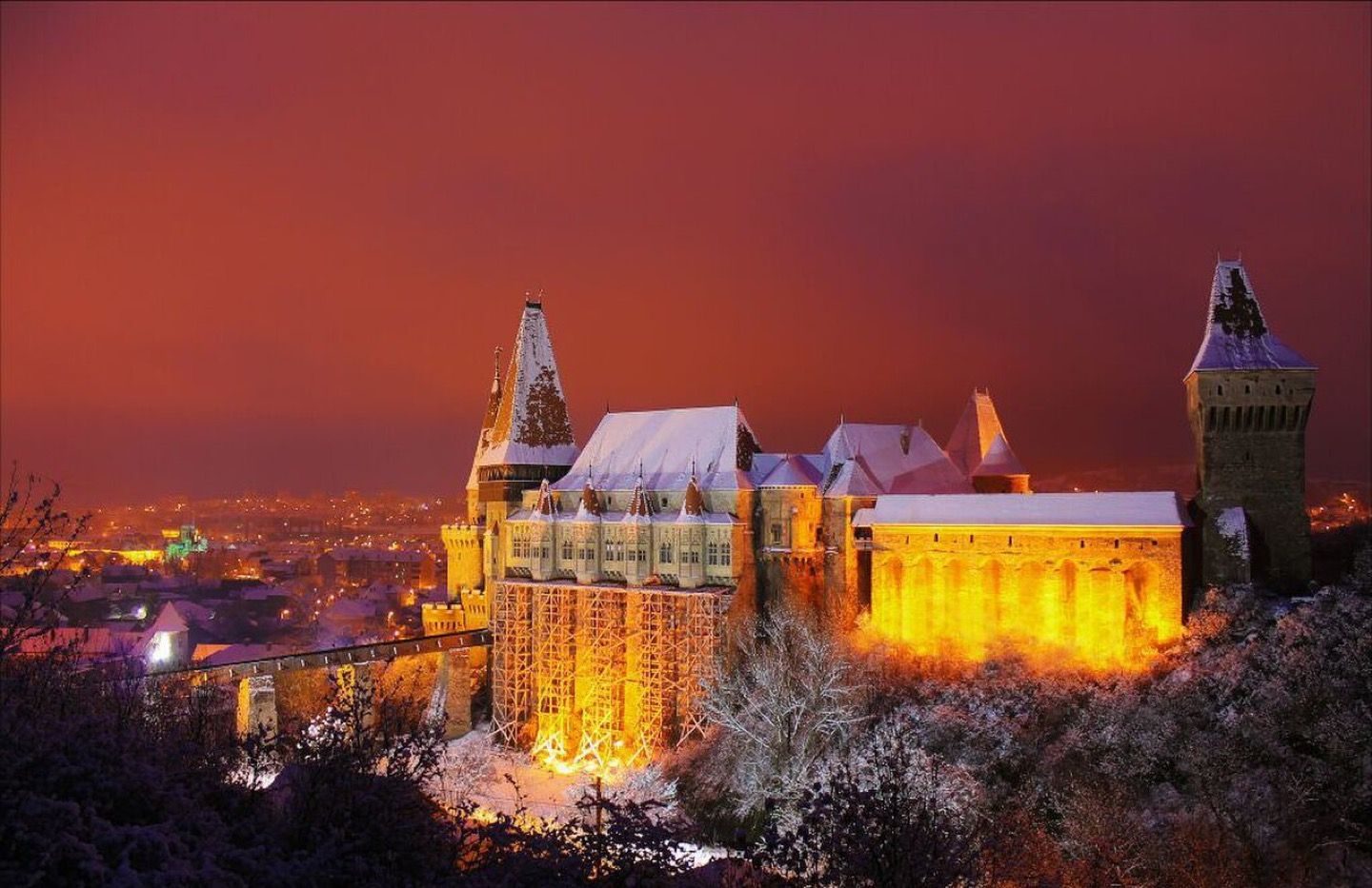 Corvin Castle in Hunedoara