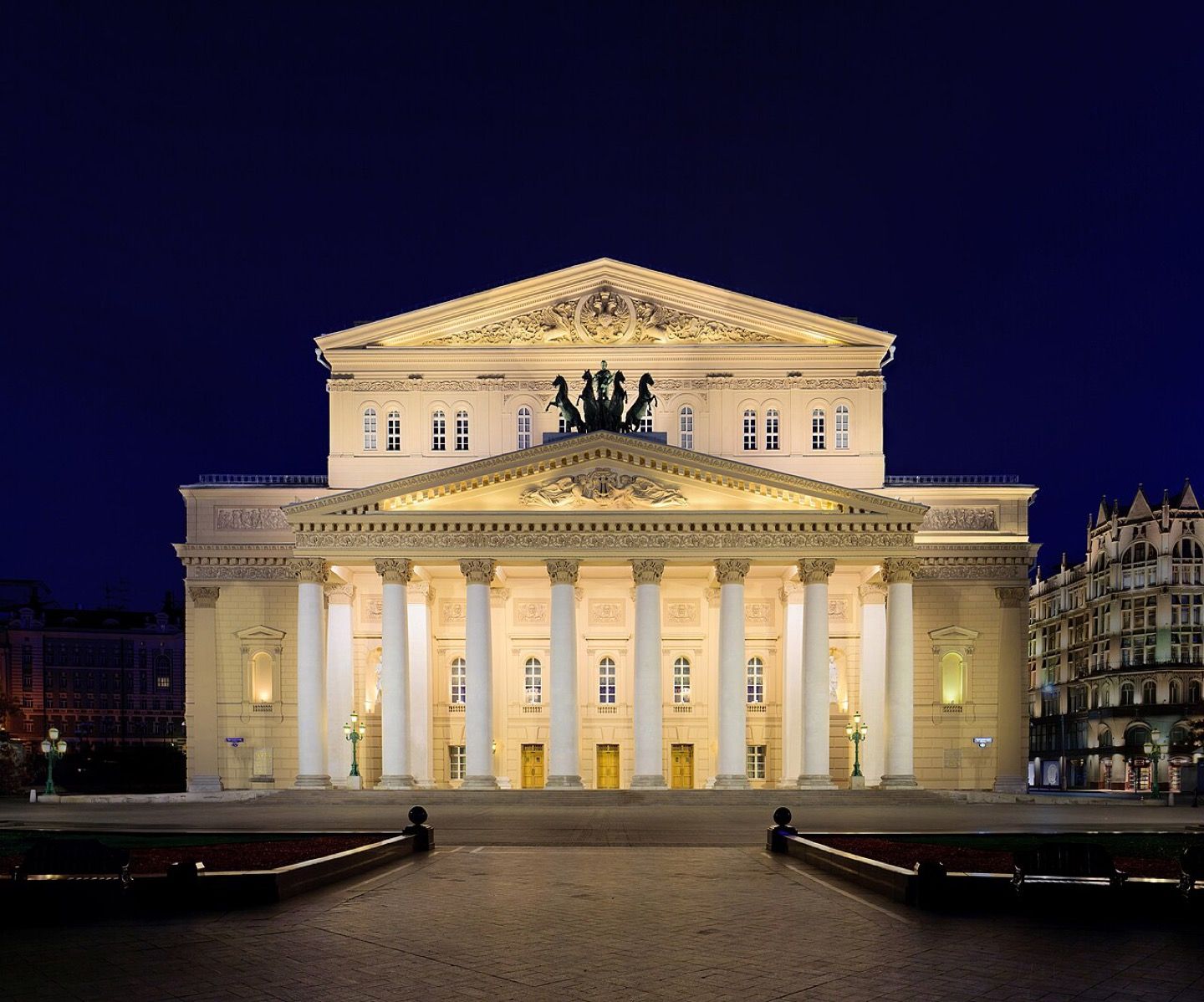 The Bolshoi Theatre in Moscow