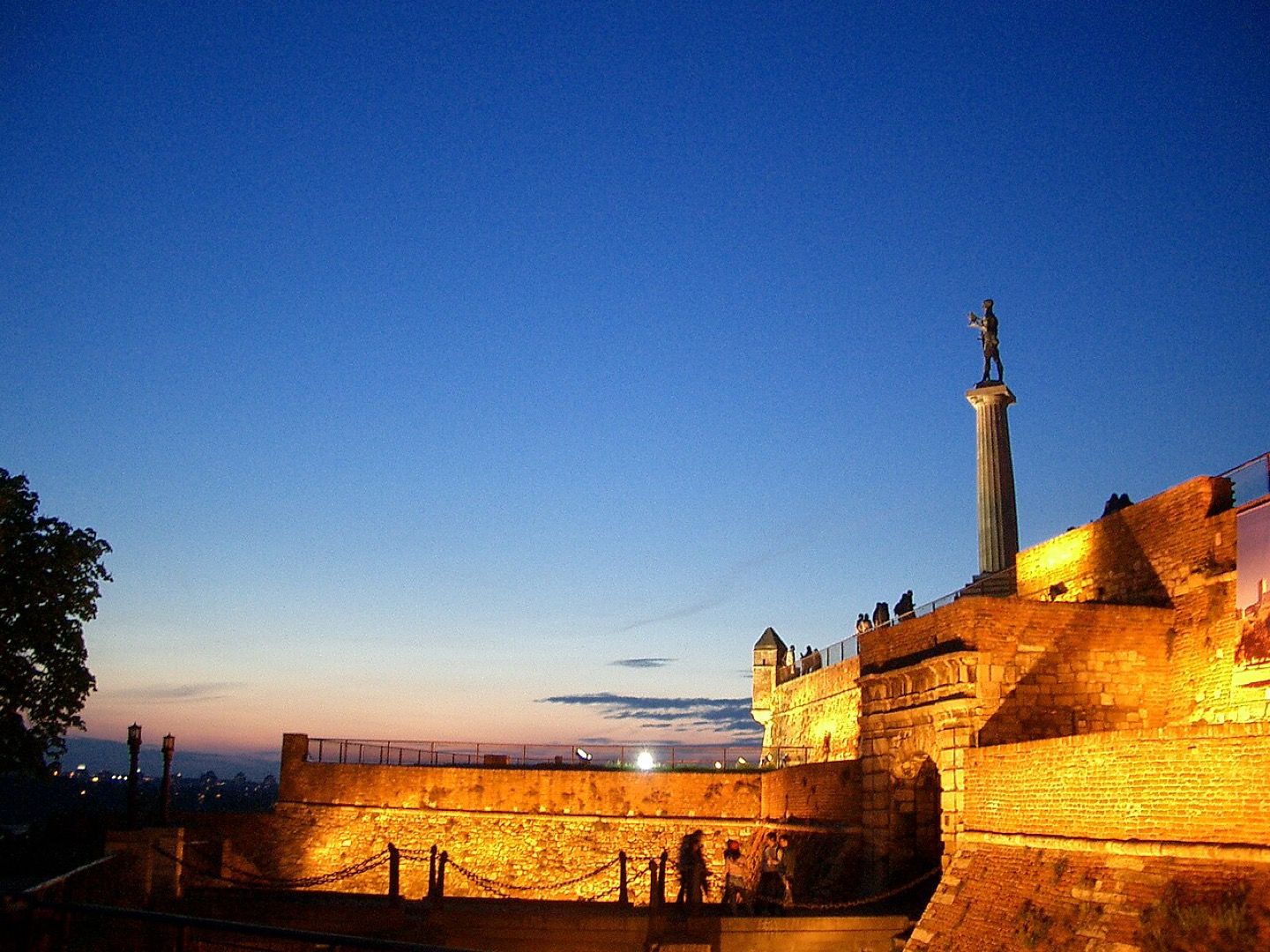 The Victor monument at Belgrade Fortress