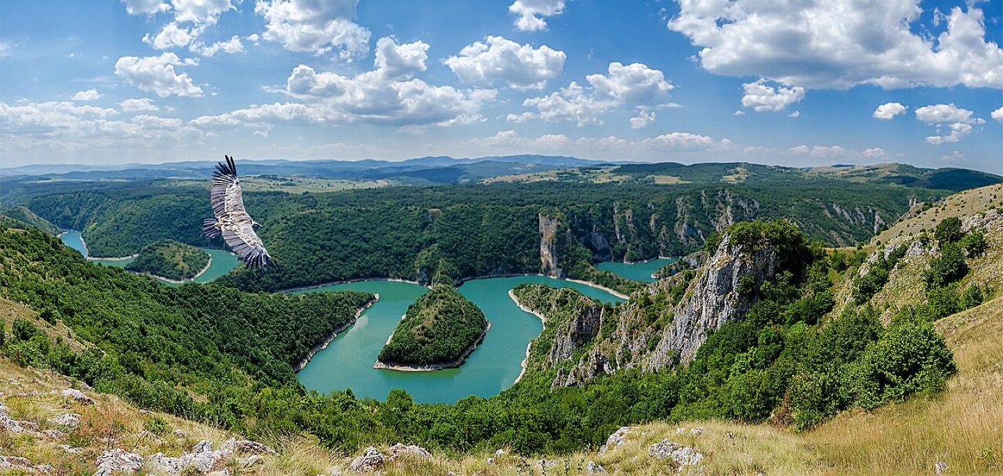 The winding Uvac River