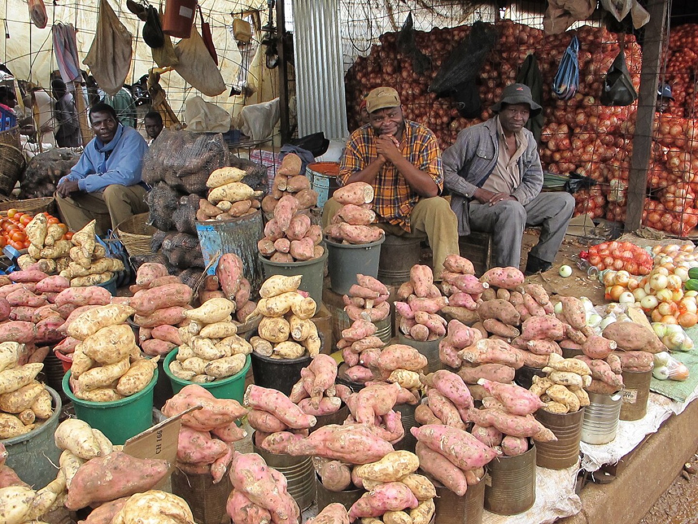 Mbare market in Harare, Zimbabwe