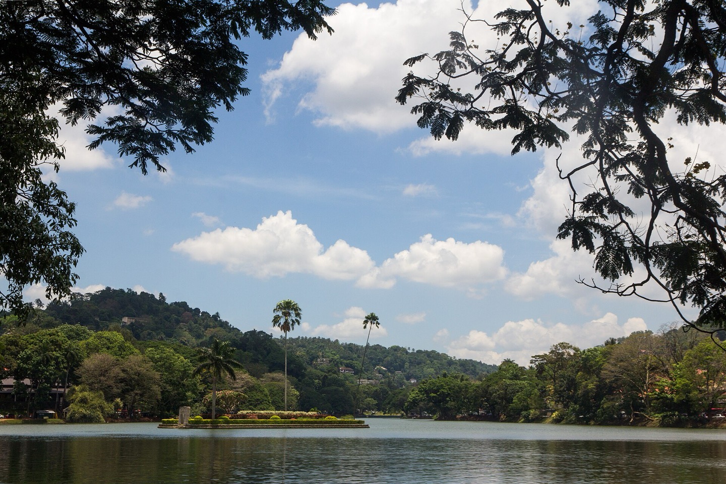 Kandy Lake in Sri Lanka