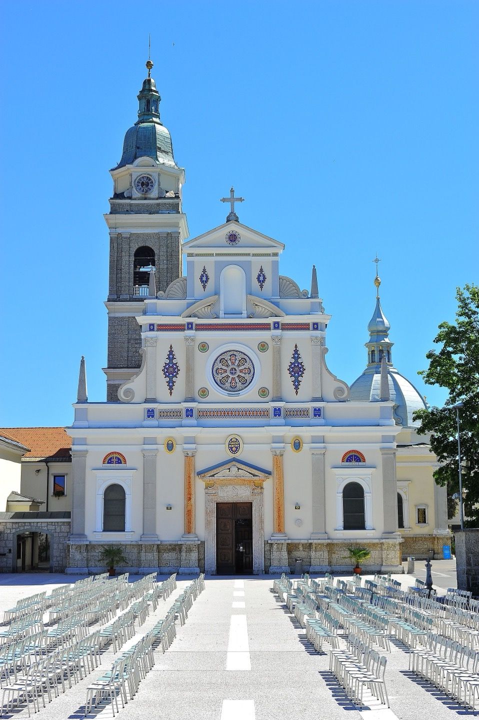 The basilica at Brezje