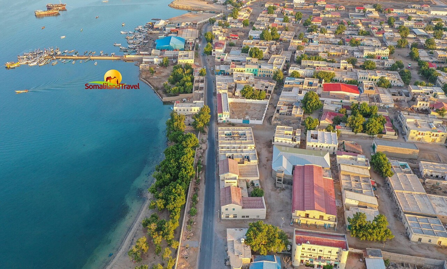 The seafront at Berbera on the Somali coast
