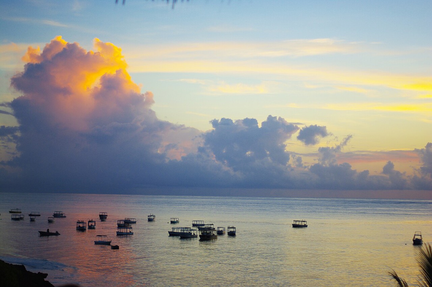 Boats at Malindi on the Kenyan coast