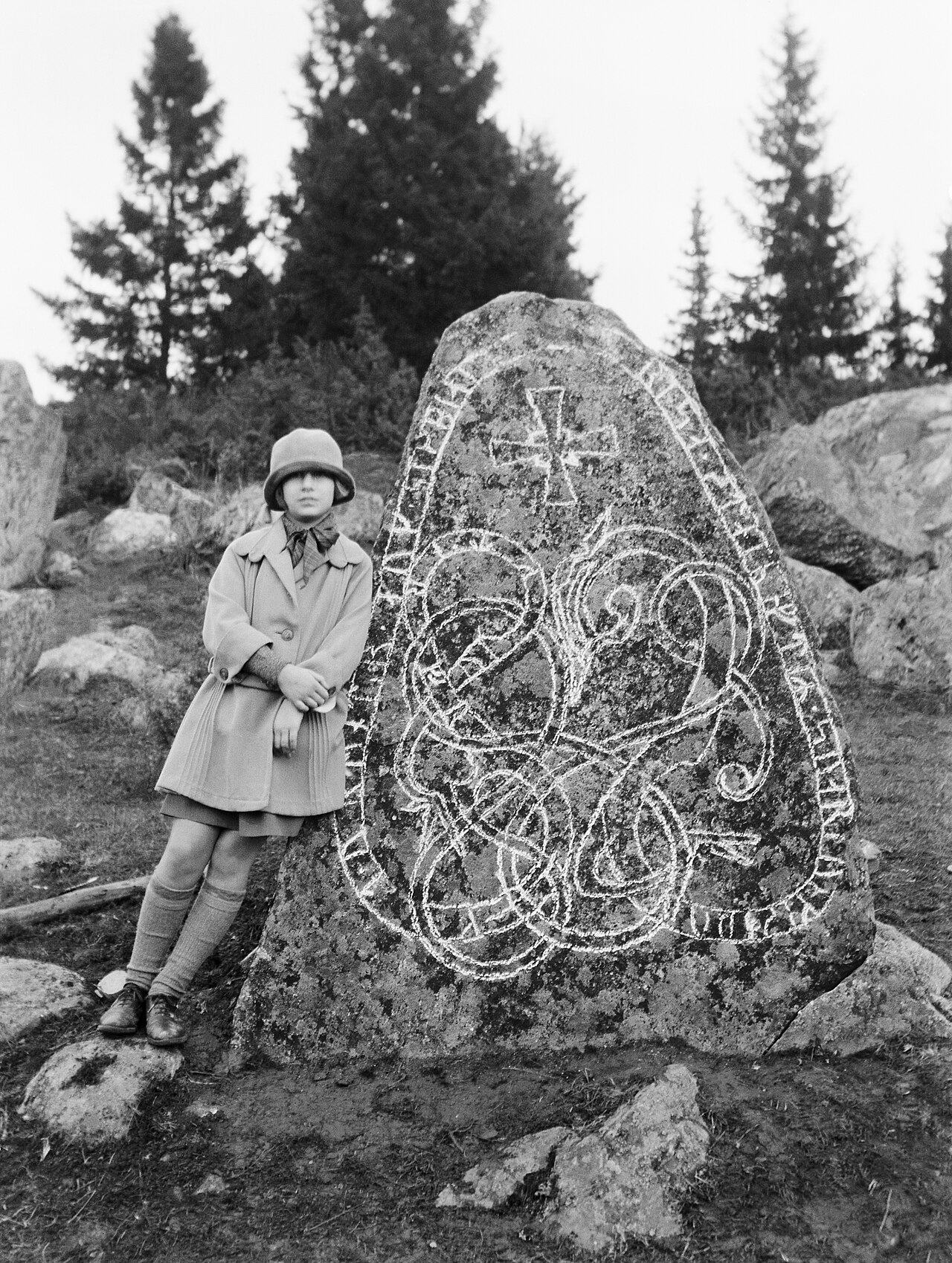 A runestone in Uppland, an early record of the language spoken in Sweden