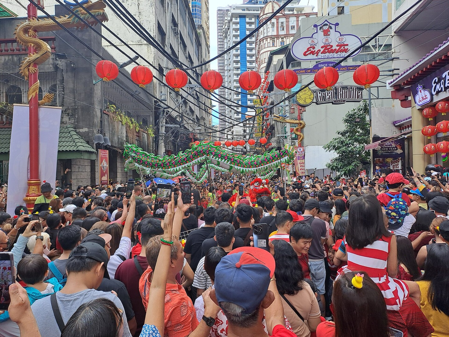 Chinese New Year celebrations in Binondo, Manila, Philippines