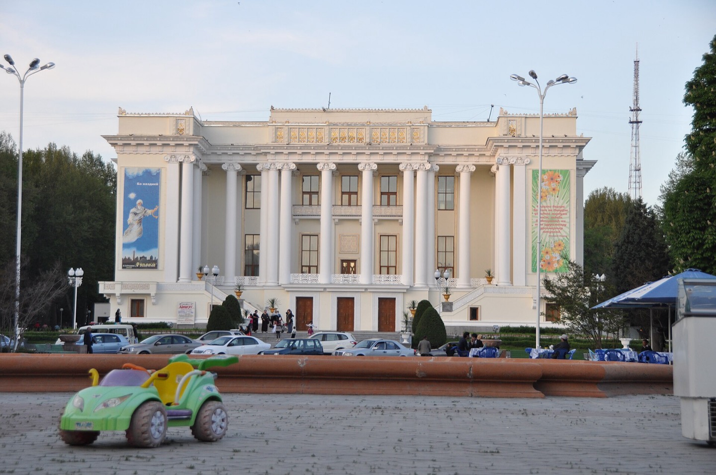 The Ayni Opera and Ballet Theatre in Dushanbe, Tajikistan