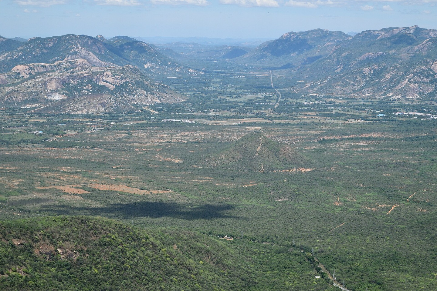 The hills of Tirumala near Tirupati, Andhra Pradesh, India