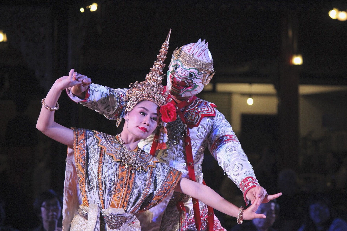 Dancers performing the Ramayana in Thailand