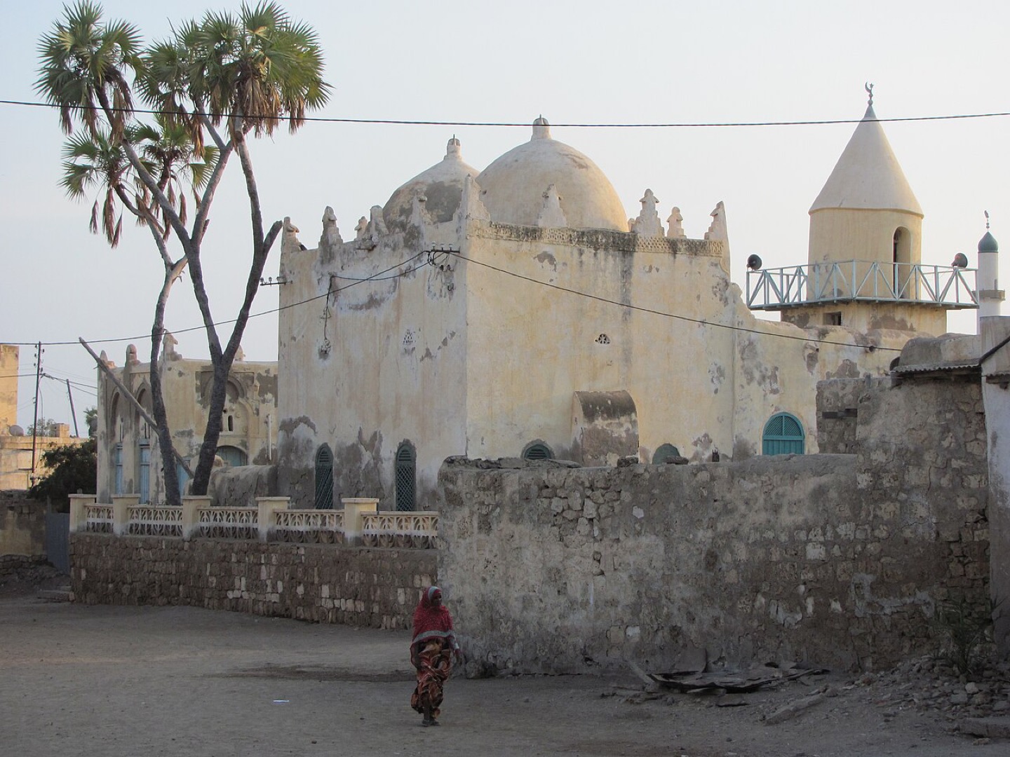 Hamal al-Ansari Mosque in the historic centre of Massawa, Eritrea