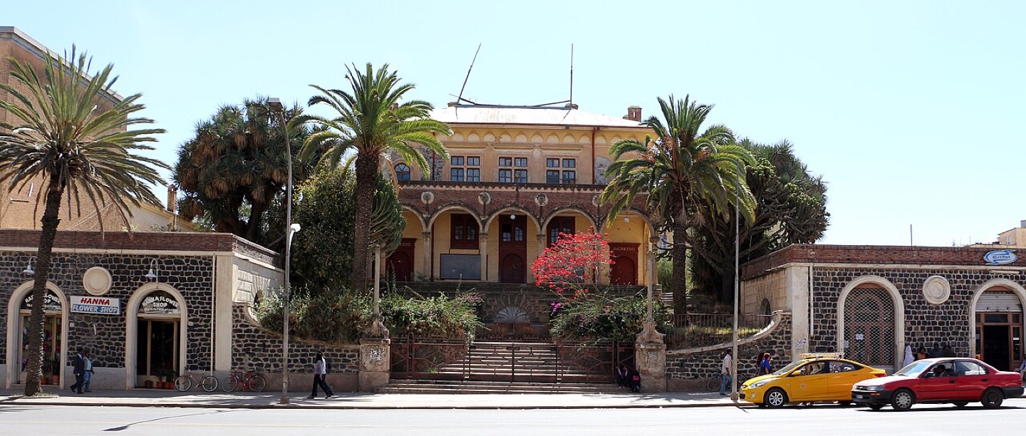 The opera house in Asmara, Eritrea