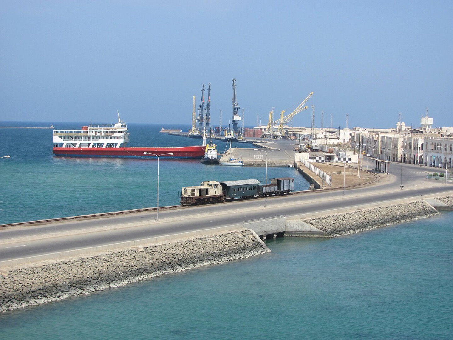 The harbour of Massawa on Eritrea’s Red Sea coast