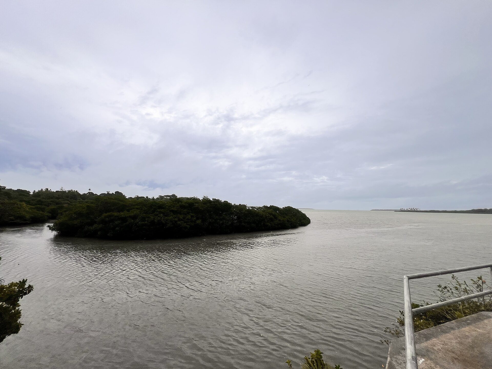 The Fangaʻuta Lagoon on Tongatapu, Tonga