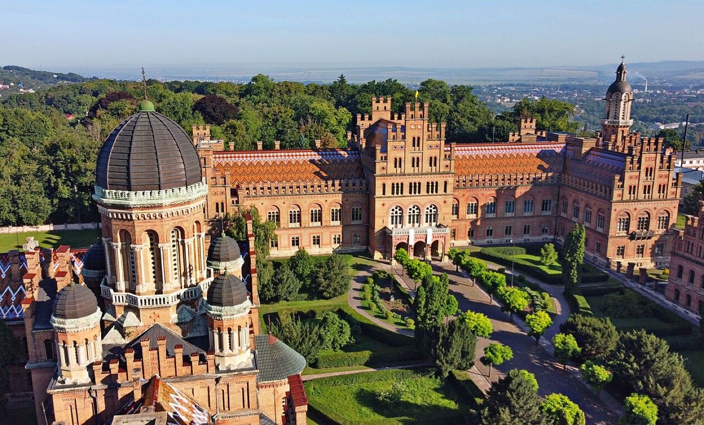 The former residence of the Bukovinian metropolitans in Chernivtsi