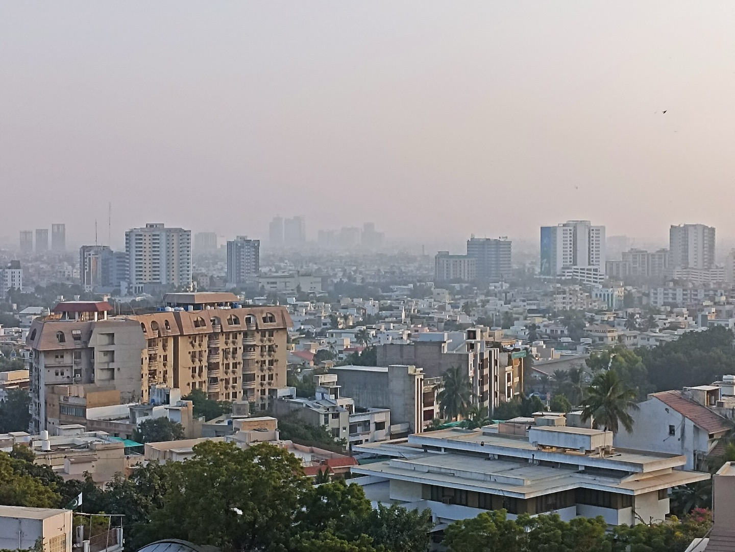 The Bahadurabad neighbourhood in Karachi, Pakistan