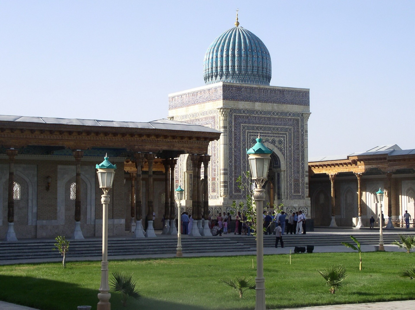 The Imam al-Bukhari mausoleum near Samarkand, Uzbekistan
