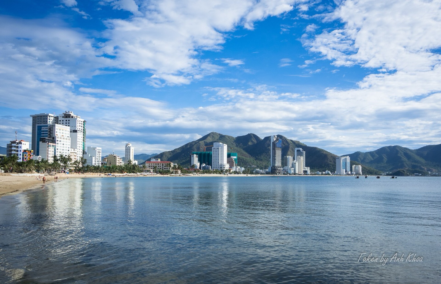 The coastal city of Nha Trang, Vietnam