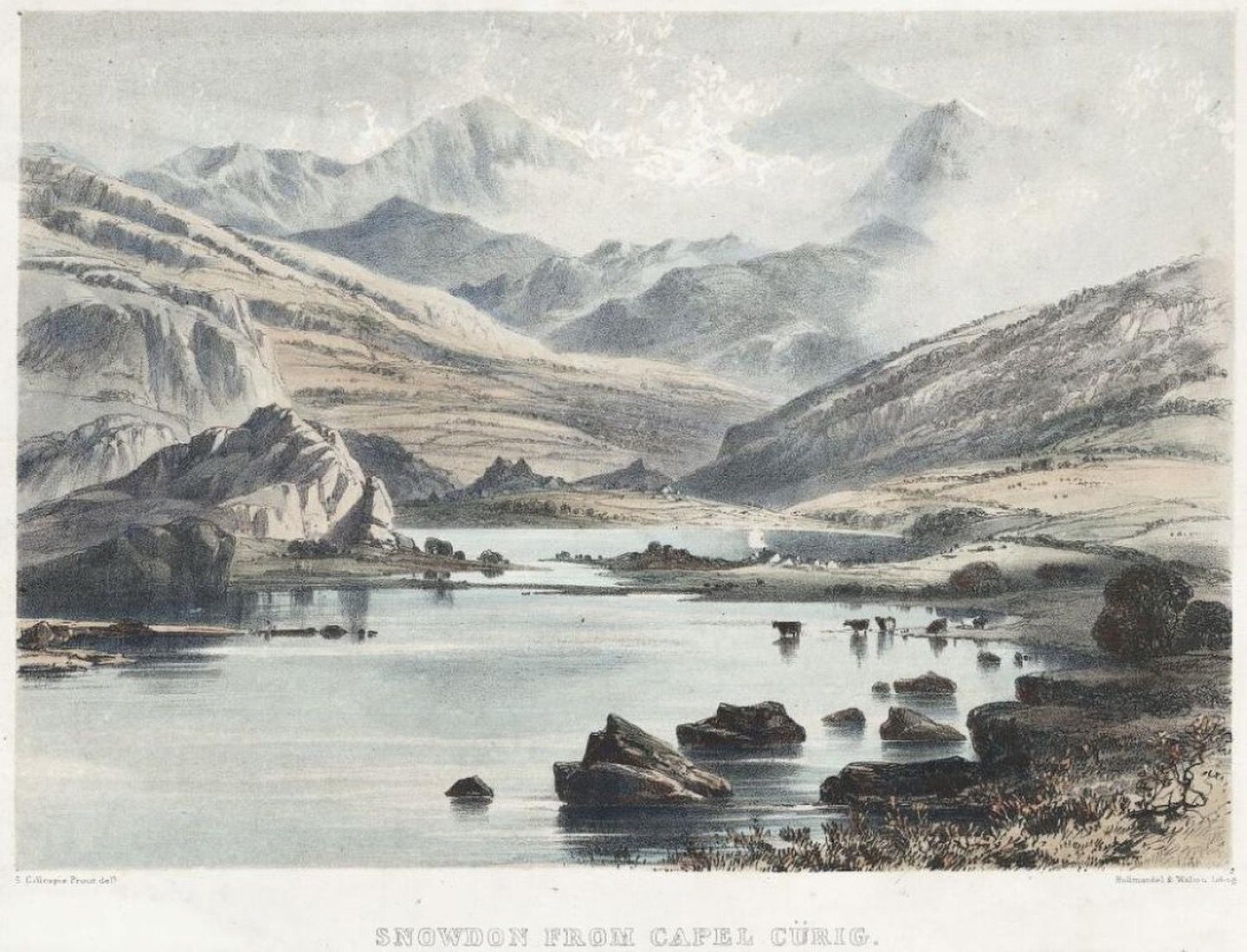 Yr Wyddfa seen from Capel Curig