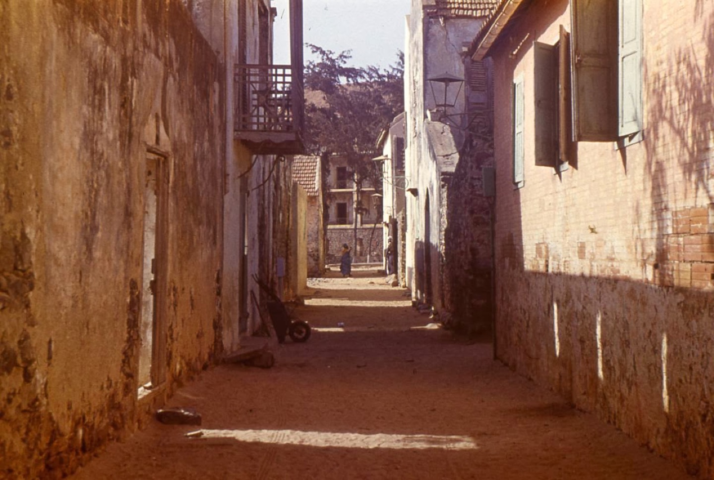 A street on Gorée island off Dakar, Senegal