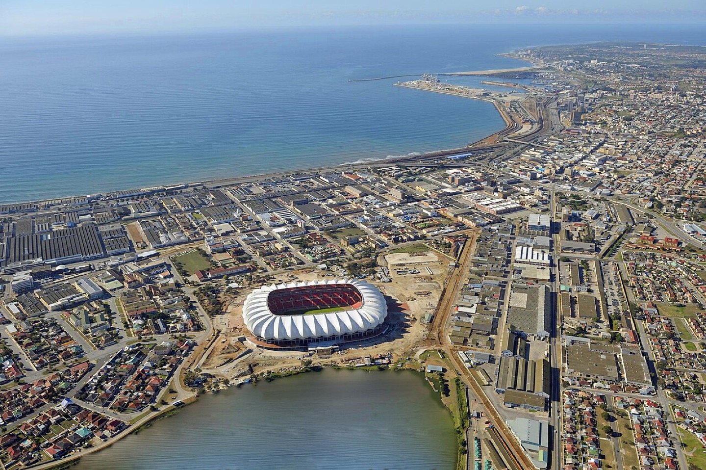 Nelson Mandela Bay Stadium in Gqeberha, South Africa