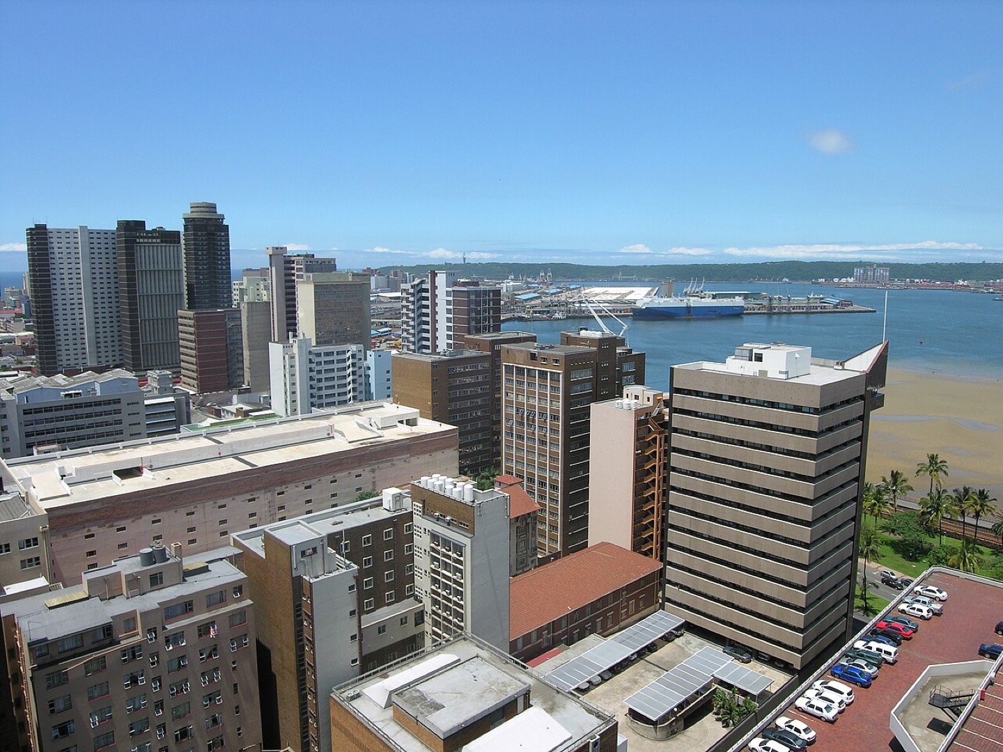 The harbour of Durban, South Africa